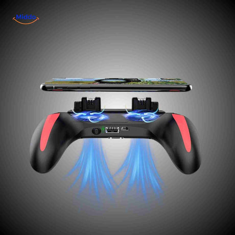 support téléphone universel avec gamepad et système de refroidissement par ventilateur intégré