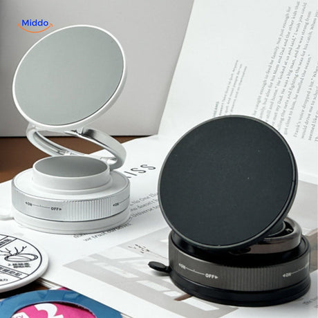 support téléphone magnétique disponible en coloris argent et noir pour s'adapter à tous les intérieurs