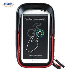 support téléphone moto utilisable avec écran tactile, doigt sur l'écran