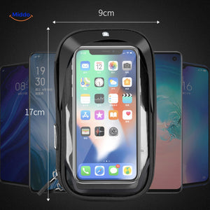 support téléphone moto avec dimensions et guide des tailles de smartphones compatibles