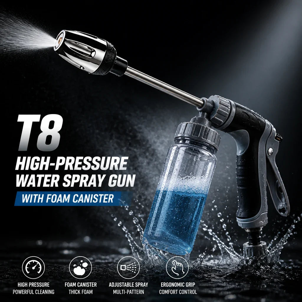 Pistolet à eau haute pression T8 pour tuyau d'arrosage, vue produit 5