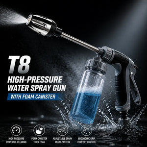 Pistolet à eau haute pression T8 pour tuyau d'arrosage, vue produit 5