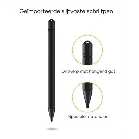 stylet résistant de la tablette lcd avec trou d'accrochage pour ne pas le perdre