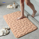 tapis de bain antidérapant absorbant coloris kaki