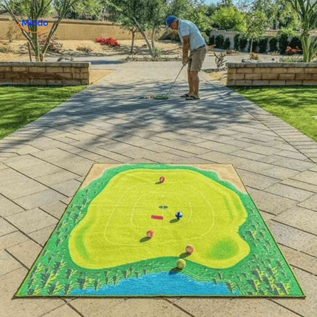 tapis de golf outdoor pour terrain d'entraînement extérieur avec gazon réaliste portable