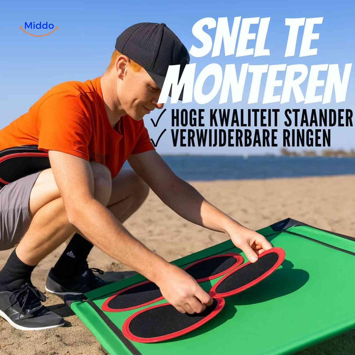 tapis de golf à montage rapide avec anneaux de cibles amovibles