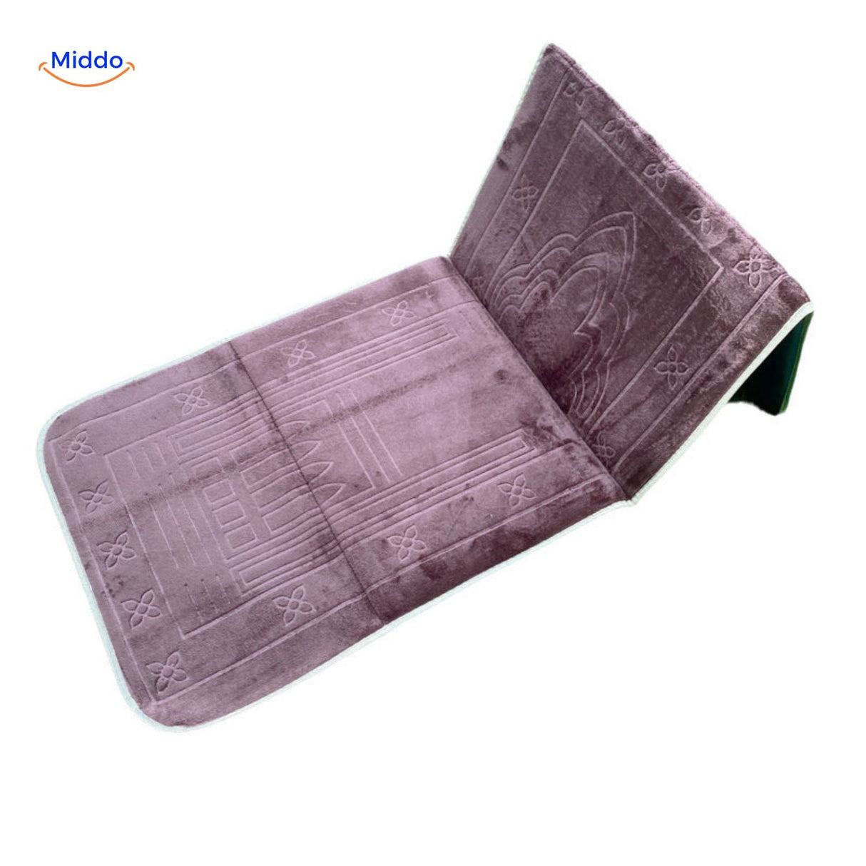 tapis de prière pliant PrayMate Fold motif bidjar coloris violet, flanelle rembourrée