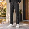 Pantalon d’hiver Thermoflex doublé, noir à jambe droite porté