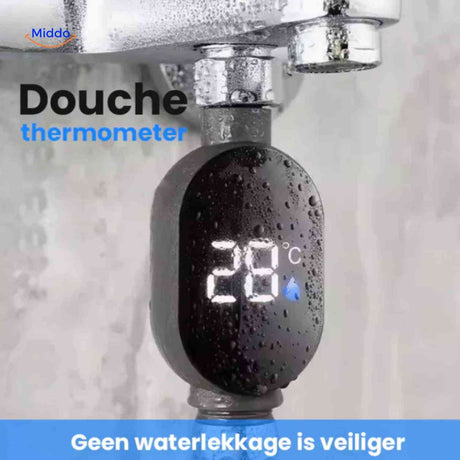 thermomètre de robinet pour douche conçu sans fuite, installation fiable et sécurisée