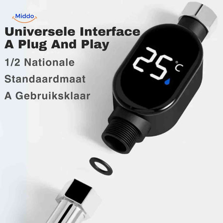 thermomètre de robinet à interface universelle plug-and-play, compatible avec tous les robinets standard