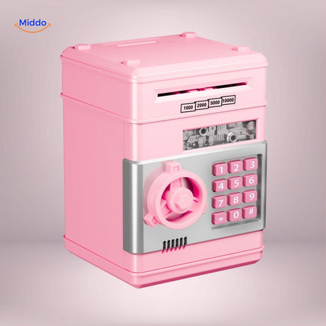 tirelire automatique présentée comme idée cadeau pour enfants lors des fêtes
