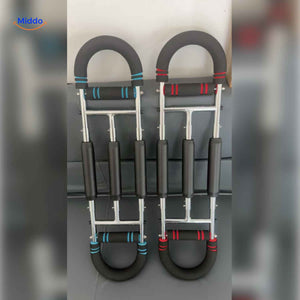 set duo de trainers bras avec poignées confort en mousse pour un entraînement complet