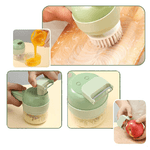 Verschillende toepassingen van de Tyfoon keukentool voor koken en schoonmaken.