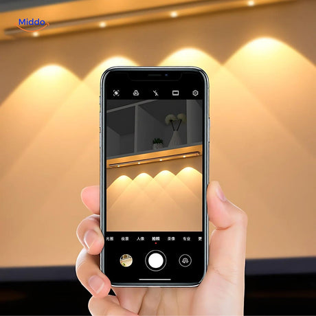 veilleuse LED alimentée par USB depuis un téléphone mobile, branchement simple et sans fil électrique