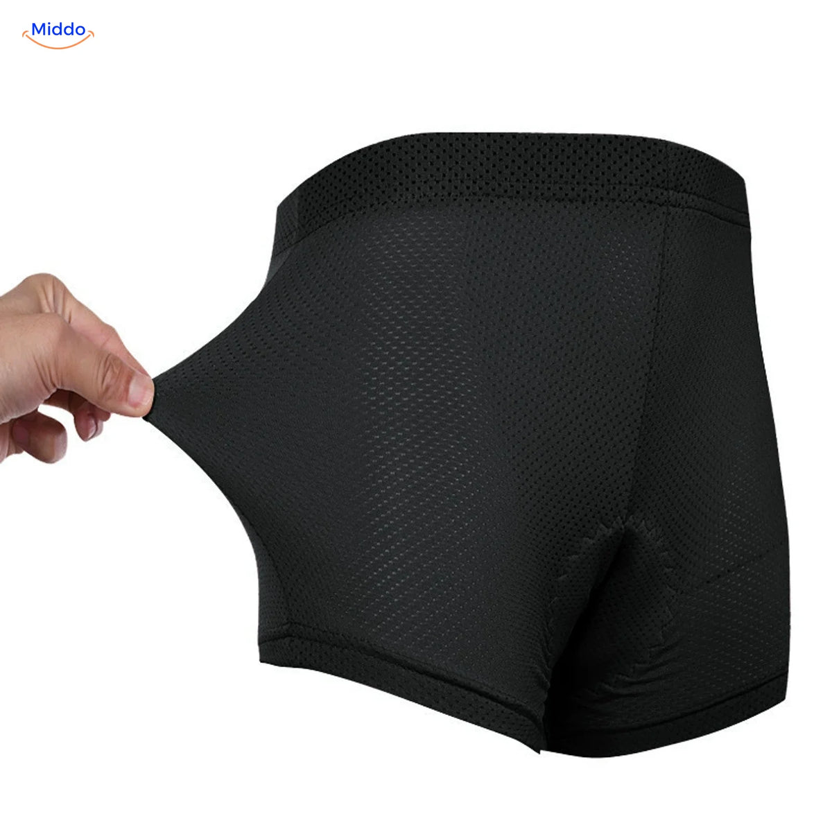 Tissu mesh extensible et taille élastique