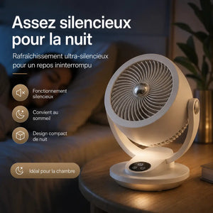 Airstream™ Ventilateur | Silencieux, puissant & circulation d’air