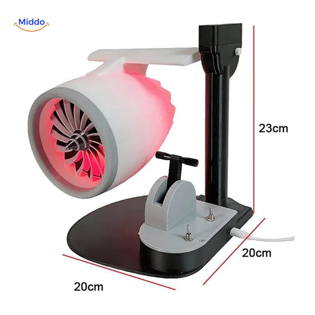 fiche technique jetfan ventilateur de bureau fait main : fonctions et caractéristiques