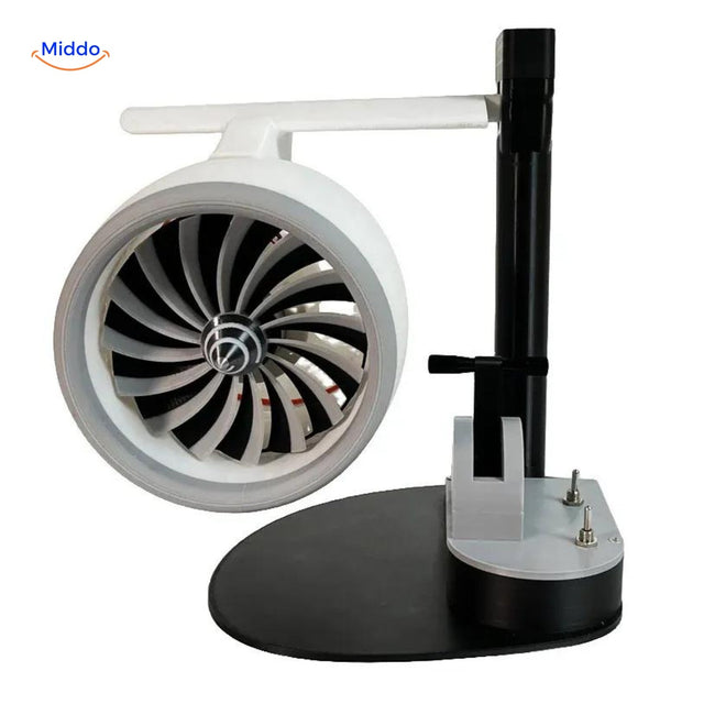 ventilateur de bureau jetfan avec humidificateur intégré et flamme de queue