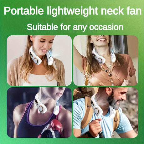 ventilateur de cou rose avec angles flexibles pour un rafraîchissement puissant en déplacement
