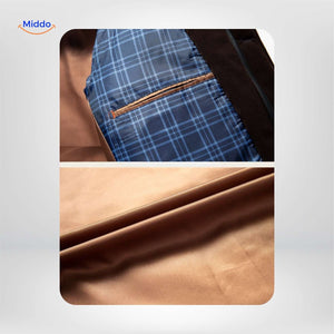 doublure intérieure à motif carreaux de la veste matelassée chaude pour homme