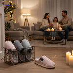 Warmtique™ Chaussons | Coton doux, antidérapants et confort à la maison
