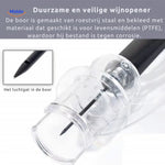 WineEase Couverture transparente avec bague de protection pour sécurité supplémentaire Middo