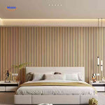 woodline wandpanelen houten lamellenwand restaurant www.middo.nl